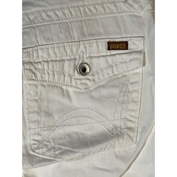 Bongo off white capris short pants jeans size 7 waist 32" length 39" READ - Picture 8 of 12